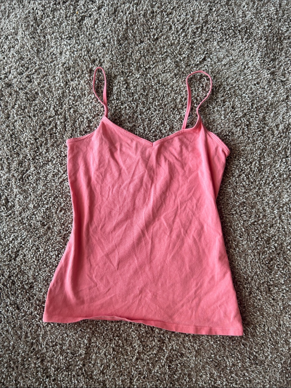 Express Coral Pink Spaghetti Strap Camisole